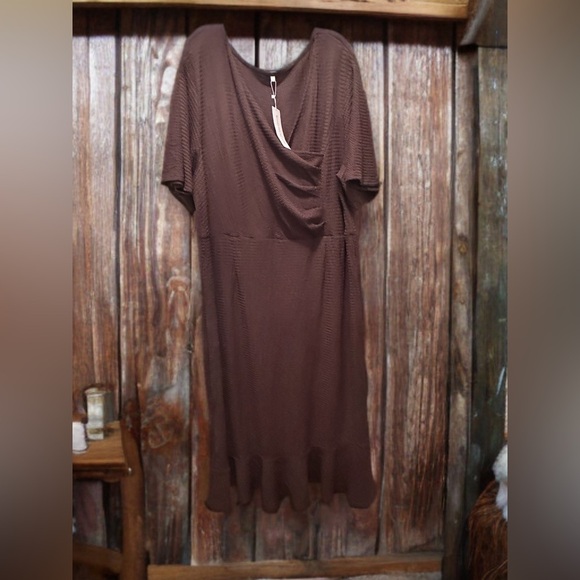 NWT Women’s Plus Sized Modest Ruched BodyCon Mermaid Cocktail Dress Size 6XL - Picture 6 of 7